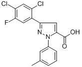 3-(2,4-DICHLORO-5-FLUOROPHENYL)-1-M-TOLYL-1H-PYRAZOLE-5-CARBOXYLIC ACID CAS#: 618382-90-4