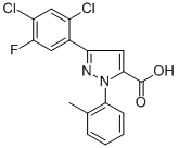3-(2,4-DICHLORO-5-FLUOROPHENYL)-1-O-TOLYL-1H-PYRAZOLE-5-CARBOXYLIC ACID CAS#: 618382-95-9