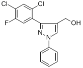 (3-(2,4-DICHLORO-5-FLUOROPHENYL)-1-PHENYL-1H-PYRAZOL-4-YL)METHANOL CAS#: 618383-32-7