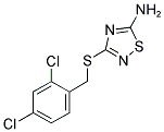 3-[(2,4-DICHLOROBENZYL)SULFANYL]-1,2,4-THIADIAZOL-5-AMINE CAS#: 650594-75-5