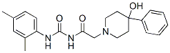 3-(2,4-Dimethylphenyl)-1-[(4-hydroxy-4-phenylpiperidino)acetyl]urea CAS#: 70166-87-9