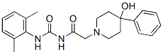 3-(2,6-Dimethylphenyl)-1-[(4-hydroxy-4-phenylpiperidino)acetyl]urea CAS#: 70166-88-0