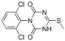 3-(2,6-dichlorophenyl)-6-(methylthio)-1,3,5-triazine-2,4(1H,3H)-dione CAS#: 63308-79-2