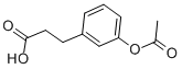 3-(3-ACETOXYPHENYL)PROPIONIC ACID CAS#: 60549-42-0