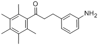 3-(3-AMINOPHENYL)-1-(2,3,4,5,6-PENTAMETHYLPHENYL)PROPAN-1-ONE CAS#: 646506-64-1