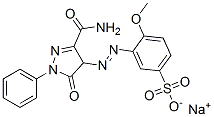 3-[[[3-(Aminocarbonyl)-4,5-dihydro-5-oxo-1-phenyl-1H-pyrazol]-4-yl]azo]-4-methoxybenzenesulfonic acid sodium salt CAS#: 62630-92-6