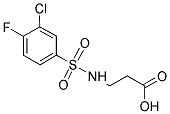 3-[[(3-CHLORO-4-FLUOROPHENYL)SULFONYL]AMINO]PROPANOIC ACID CAS#: 613657-34-4