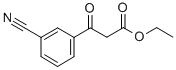 3-(3-CYANO-PHENYL)-3-OXO-PROPIONIC ACID ETHYL ESTER CAS#: 62088-13-5