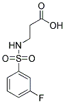 3-([(3-FLUOROPHENYL)SULFONYL]AMINO)PROPANOIC ACID CAS#: 690646-10-7