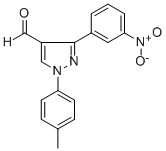 3-(3-NITROPHENYL)-1-P-TOLYL-1H-PYRAZOLE-4-CARBALDEHYDE CAS#: 618098-91-2