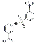 3-(3-TRIFLUOROMETHYLPHENYLSULFONAMIDO)BENZOIC ACID CAS#: 613657-60-6