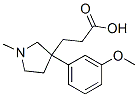 3-[3-(m-Methoxyphenyl)-1-methyl-3-pyrrolidinyl]propionic acid CAS#: 63815-33-8