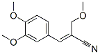 3-(3,4-dimethoxyphenyl)-2-(methoxymethyl)acrylonitrile CAS#: 7520-72-1