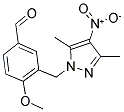 3-(3,5-DIMETHYL-4-NITRO-PYRAZOL-1-YLMETHYL)-4-METHOXY-BENZALDEHYDE CAS#: 514800-77-2