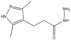 3-(3,5-dimethyl-1H-pyrazol-4-yl)propanohydrazide CAS#: 634884-72-3