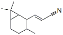 3-(3,7,7-trimethylbicyclo[4.1.0]hept-2-yl)acrylonitrile CAS#: 68803-99-6