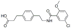 3-[4-[2-[(5-chloro-2-methoxy-benzoyl)amino]ethyl]phenyl]propanoic acid CAS#: 61629-60-5