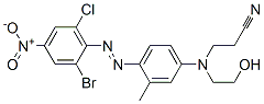 3-[[4-[(2-Bromo-6-chloro-4-nitrophenyl)azo]-3-methylphenyl](2-hydroxyethyl)amino]propanenitrile CAS#: 67874-56-0