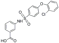 3-[4-(2-CHLOROPHENOXY)PHENYLSULFONAMIDO]BENZOIC ACID CAS#: 606944-47-2