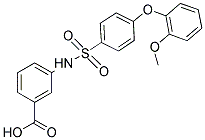 3-[4-(2-METHOXYPHENOXY)PHENYLSULFONAMIDO]BENZOIC ACID CAS#: 612044-42-5