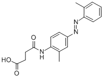 3-[4-[(2-Methylphenyl)azo]-2-methylphenylcarbamoyl]propionic acid CAS#: 63042-13-7