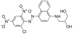 3-[[4-[(2-chloro-4,6-dinitrophenyl)azo]naphthyl]amino]propane-1,2-diol CAS#: 69828-87-1