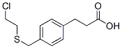 3-[4-(2-chloroethylsulfanylmethyl)phenyl]propanoic acid CAS#: 6951-12-8