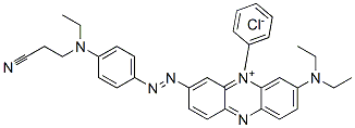 3-[[4-[(2-cyanoethyl)ethylamino]phenyl]azo]-7-(diethylamino)-5-phenylphenazinium chloride CAS#: 68134-34-9