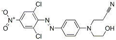 3-[[4-[(2,6-dichloro-4-nitrophenyl)azo]phenyl](2-hydroxyethyl)amino]propiononitrile CAS#: 62331-46-8