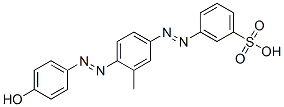 3-[[4-[(4-Hydroxyphenyl)azo]-3-methylphenyl]azo]benzenesulfonic acid CAS#: 63216-99-9