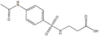 3-({[4-(ACETYLAMINO)PHENYL]SULFONYL}AMINO)PROPANOIC ACID CAS#: 7478-88-8