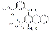 3-[[4-Amino-9,10-dihydro-9,10-dioxo-3-(sodiosulfo)anthracen-1-yl]amino]benzoic acid ethyl ester CAS#: 6424-88-0