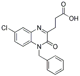 3-(4-BENZYL-7-CHLORO-3-OXO-3,4-DIHYDRO-QUINOXALIN-2-YL)-PROPIONIC ACID CAS#: 568543-95-3