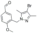 3-(4-BROMO-3,5-DIMETHYL-PYRAZOL-1-YLMETHYL)-4-METHOXY-BENZALDEHYDE CAS#: 512826-72-1
