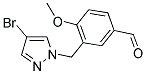 3-(4-BROMO-PYRAZOL-1-YLMETHYL)-4-METHOXY-BENZALDEHYDE CAS#: 514800-96-5