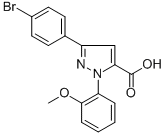 3-(4-BROMOPHENYL)-1-(2-METHOXYPHENYL)-1H-PYRAZOLE-5-CARBOXYLIC ACID CAS#: 618102-69-5