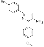 3-(4-BROMOPHENYL)-1-(4-METHOXYPHENYL)-1H-PYRAZOL-5-AMINE CAS#: 618098-07-0
