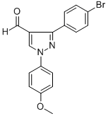 3-(4-BROMOPHENYL)-1-(4-METHOXYPHENYL)-1H-PYRAZOLE-4-CARBALDEHYDE CAS#: 618098-61-6