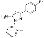 3-(4-BROMOPHENYL)-1-O-TOLYL-1H-PYRAZOL-5-AMINE CAS#: 618098-36-5