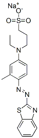 3-[[4-[(Benzothiazol-2-yl)azo]-3-methylphenyl]ethylamino]-1-propanesulfonic acid sodium salt CAS#: 67875-03-0