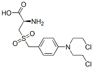 3-[[[4-[Bis(2-chloroethyl)amino]phenyl]methyl]sulfonyl]-L-alanine CAS#: 6940-98-3