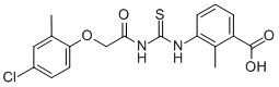 3-[[[[(4-CHLORO-2-METHYLPHENOXY)ACETYL]AMINO]THIOXOMETHYL]AMINO]-2-METHYL-BENZOIC ACID CAS#: 530150-40-4