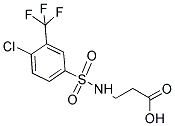 3-([[4-CHLORO-3-(TRIFLUOROMETHYL)PHENYL]SULFONYL]AMINO)PROPANOIC ACID CAS#: 612043-43-3
