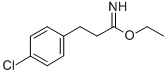 3-(4-CHLORO-PHENYL)-PROPIONIMIDIC ACID ETHYL ESTER CAS#: 683742-36-1