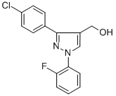 (3-(4-CHLOROPHENYL)-1-(2-FLUOROPHENYL)-1H-PYRAZOL-4-YL)METHANOL CAS#: 618441-73-9