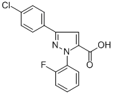 3-(4-CHLOROPHENYL)-1-(2-FLUOROPHENYL)-1H-PYRAZOLE-5-CARBOXYLIC ACID CAS#: 618102-55-9