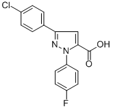 3-(4-CHLOROPHENYL)-1-(4-FLUOROPHENYL)-1H-PYRAZOLE-5-CARBOXYLIC ACID CAS#: 618102-39-9