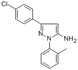 3-(4-CHLOROPHENYL)-1-O-TOLYL-1H-PYRAZOL-5-AMINE CAS#: 618098-35-4