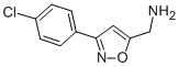 [3-(4-CHLOROPHENYL)-5-ISOXAZOLYL]METHANAMINE CAS#: 66046-42-2