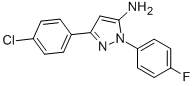 3-(4-Chlorophenyl)-1-(4-fluorophenyl)-1H-pyrazol-5-ylamine CAS#: 618098-13-8